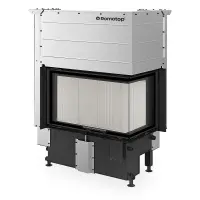 ROMOTOP IMPRESSION R 3G L 75.51.41.14 - угловая каминная топка с гильотиной (двойное стекло)