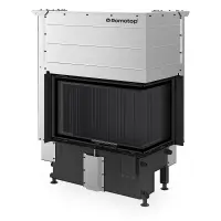 ROMOTOP IMPRESSION R 3G L 75.51.41.16 - кутова камінна топка з гільйотиною (темна камера)