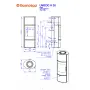 ROMOTOP LAREDO H 30 металл - аккумуляционная печь-камин