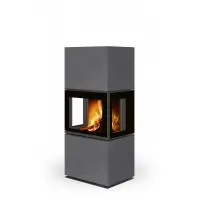ROMOTOP LERA C G 62 - дизайнерский камин в облицовке Thermaline