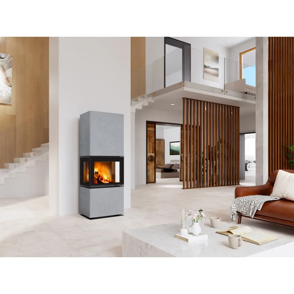 ROMOTOP LERA C GH 61 - дизайнерский камин в облицовке Thermaline