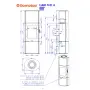 Каминная печь Romotop LUGO N 01 AKUM керамика под аккумуляцию