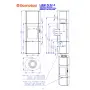 Каминная печь Romotop LUGO N 02 AKUM камень под аккумуляцию