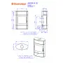 Каминная печь Romotop NAVIA H 10 керамика