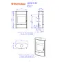 Romotop NAVIA H 30 сталь - аккумуляционная каминная печь