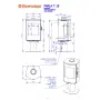Каминная печь Romotop PARLA T 3S 10 керамика
