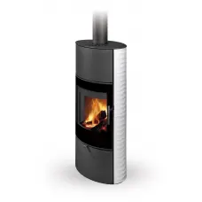 Каминная печь Romotop SONE G H 11 рельефная керамика под аккумуляцию