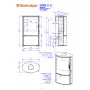 Каминная печь Romotop SONE G 11 рельефная керамика