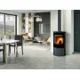 Каминная печь Romotop SONE G 11 рельефная керамика