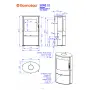 Каминная печь Romotop SONE 10 керамика