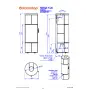 ROMOTOP SORIA H 20 камінь - кругла піч-камін