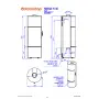 ROMOTOP SORIA H 30 метал - кругла піч-камін