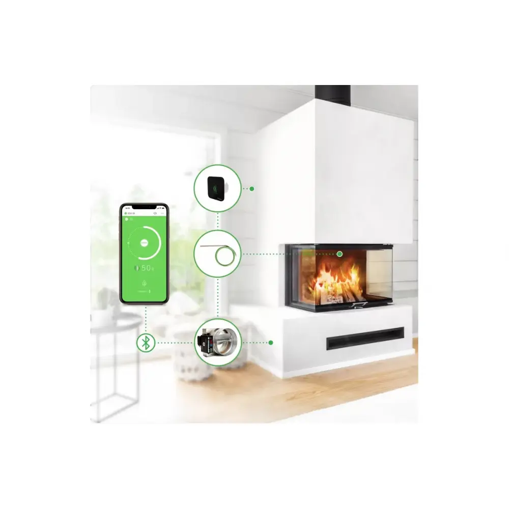 ECO 100 - автоматика управління горінням для камінів (D=150 мм)
