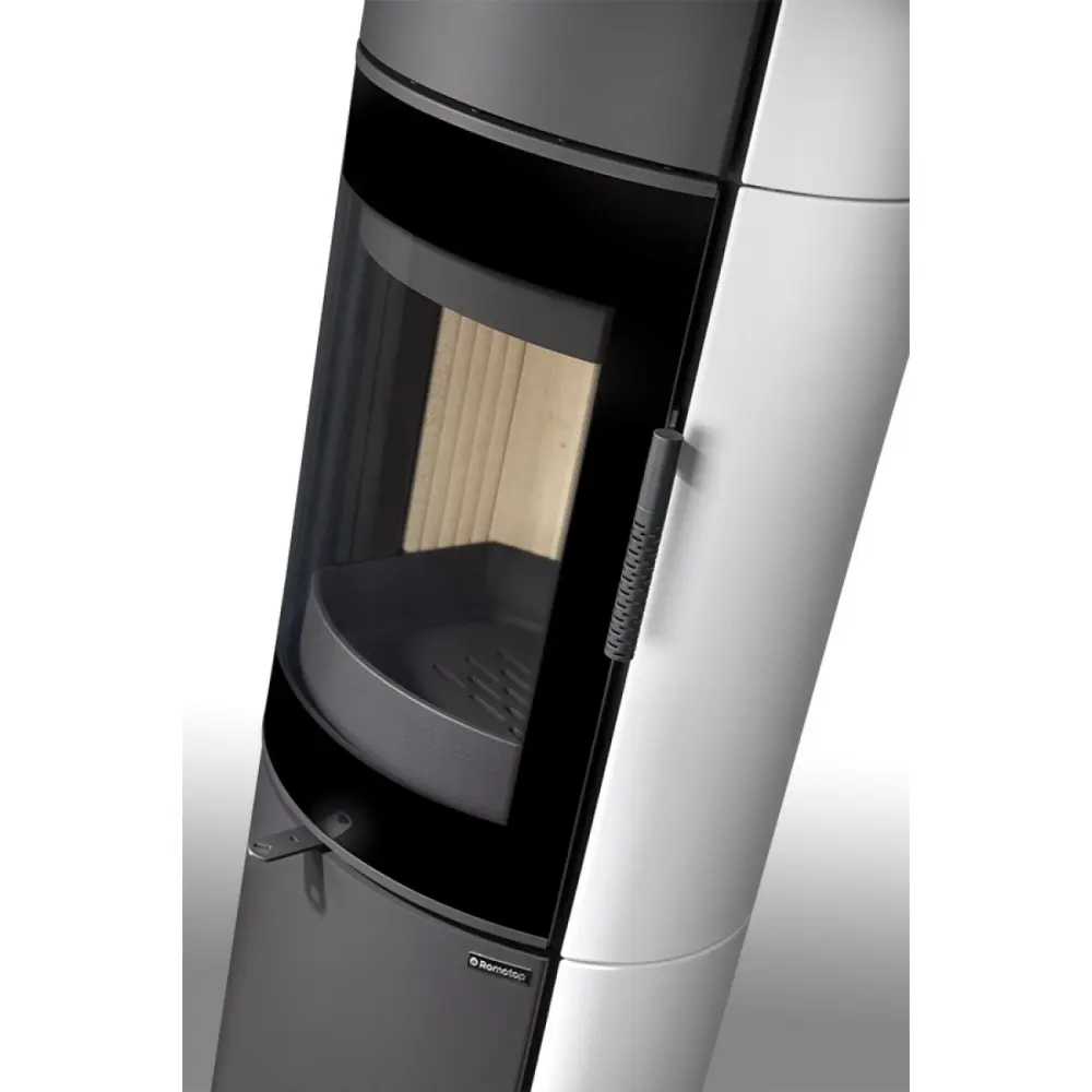 Піч камін під акумуляцію в кераміці Romotop LUGANO 01 AKUM