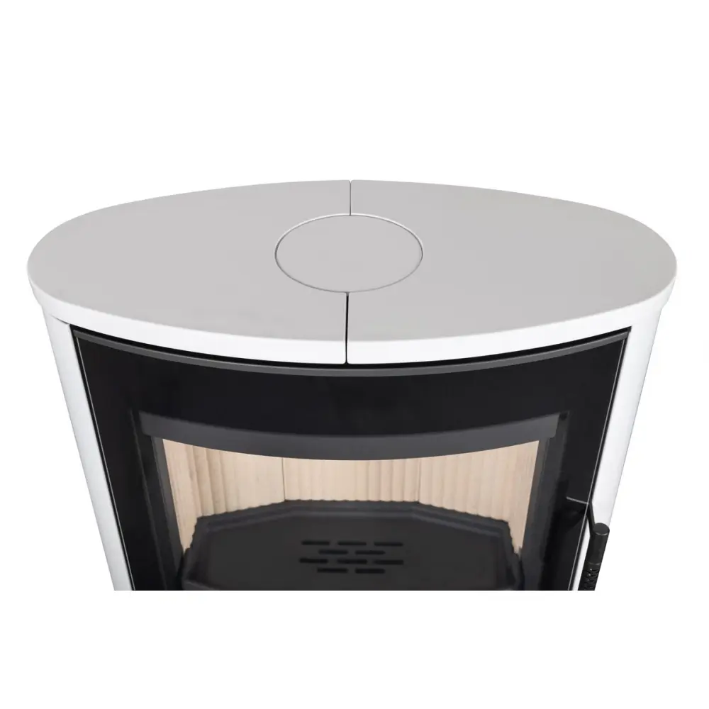 Поворотная каминная печь на ножке Romotop STROMBOLI G T 10 керамика