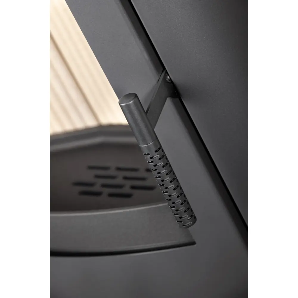 Поворотная каминная печь на ножке Romotop STROMBOLI T 30 стальная