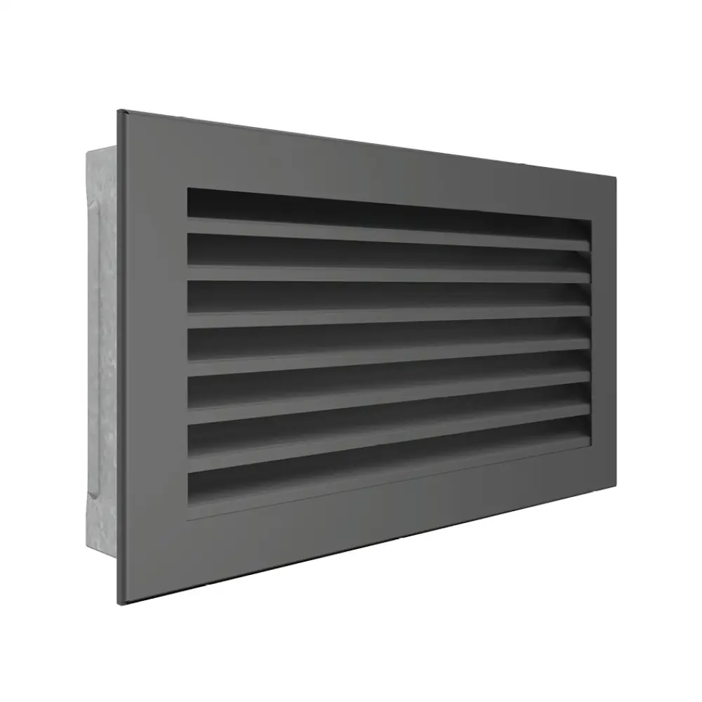 Вентиляционная решетка для камина SAVEN Hide 17x30 графитовая