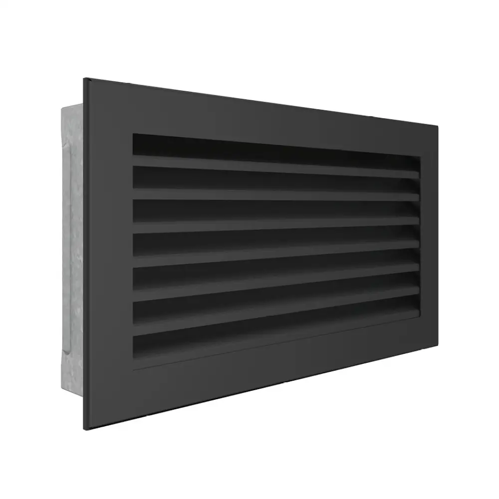 Вентиляционная решетка для камина SAVEN Hide 17x30 черная