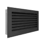 Вентиляционная решетка для камина SAVEN Hide 17x30 черная