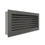 Вентиляционная решетка для камина SAVEN Hide 17x37 графитовая