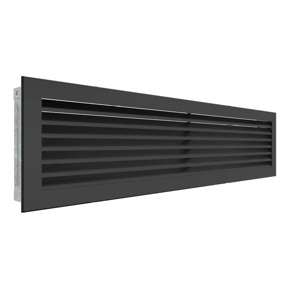 Вентиляционная решетка для камина SAVEN Hide 17x70 черная