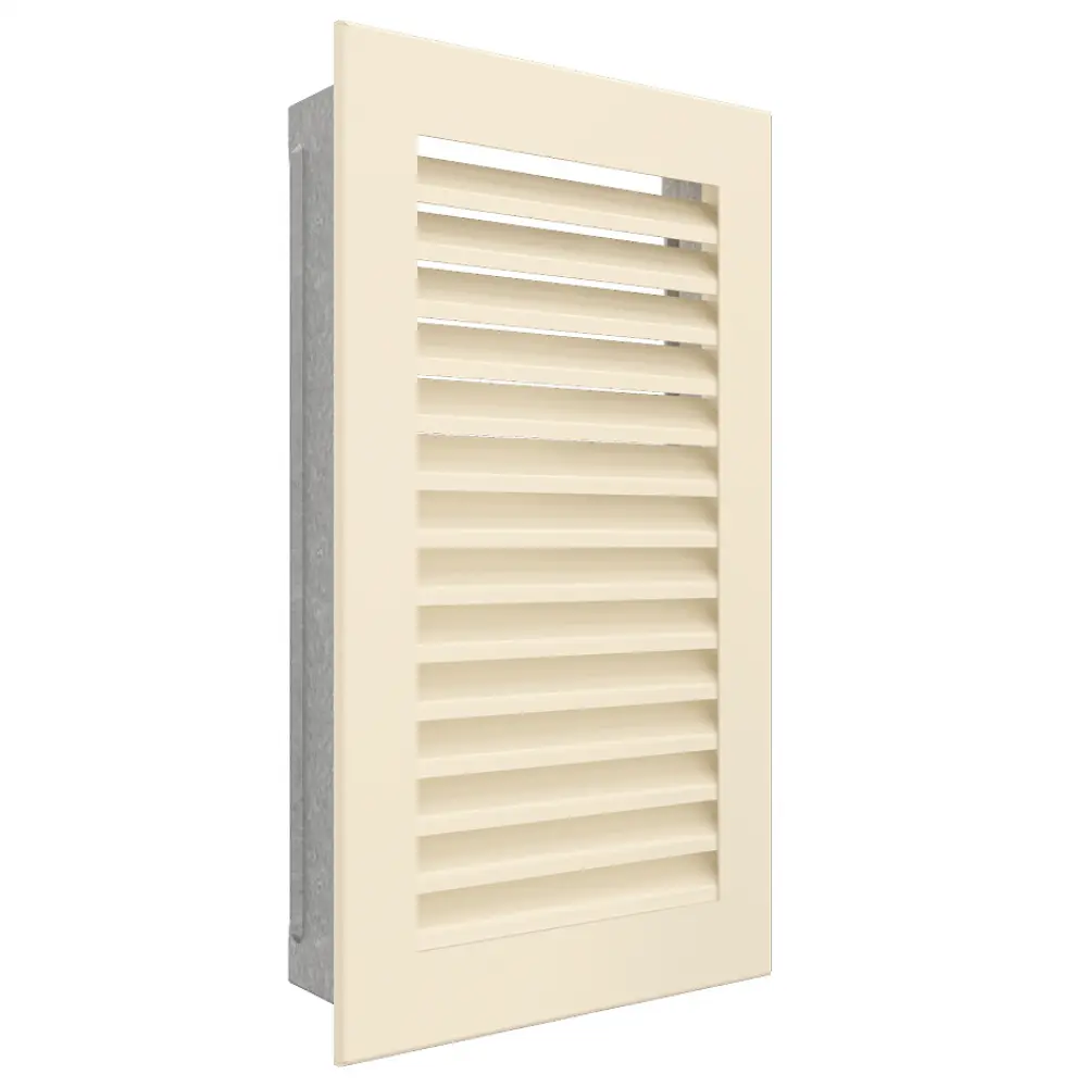 Вентиляционная решетка для камина SAVEN Hide Vertical 30x17 кремовая