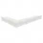 Вентиляционная решетка для камина угловая левая SAVEN Loft Angle 6х60х40 белая