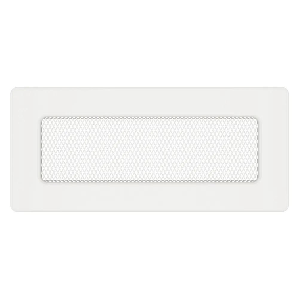 Вентиляционная решетка для камина SAVEN 11х24 белая