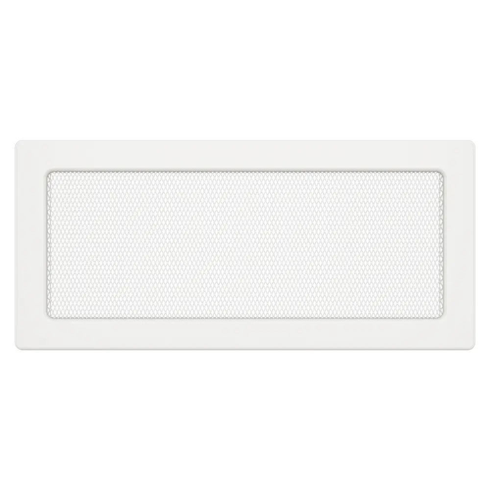 Вентиляционная решетка для камина SAVEN 17х37 белая