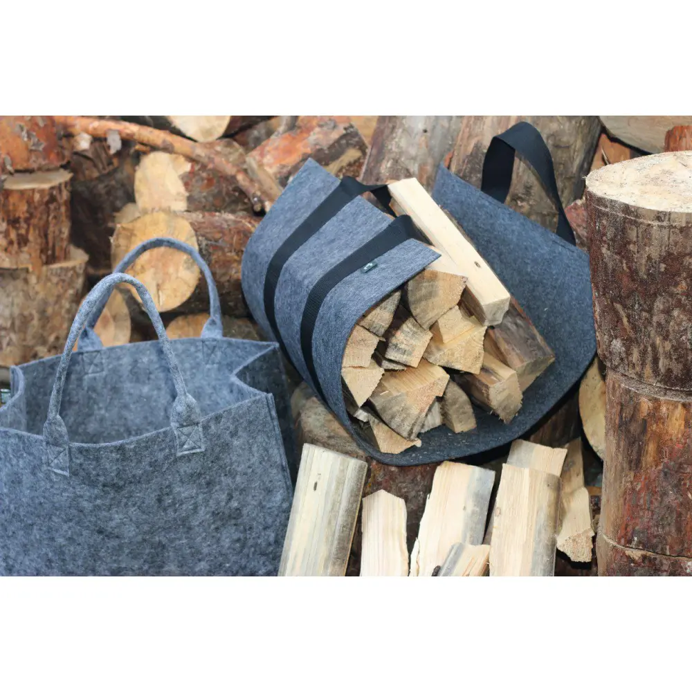 Сумка для дров с фетра