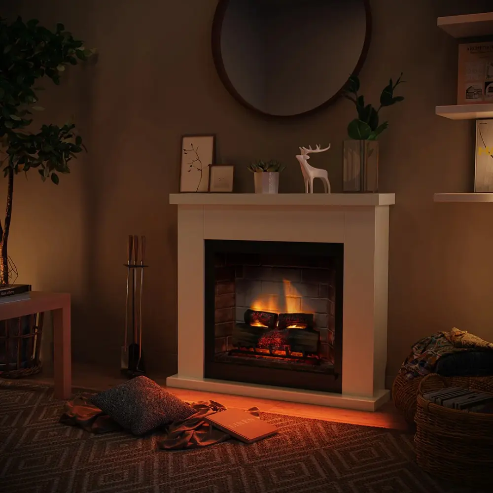 Камінокомплект TAGU FRODE PowerFlame 2 білий