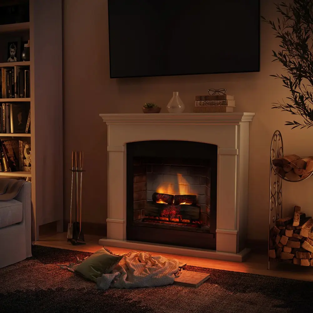 Камінокомплект TAGU HELMI PowerFlame 2 білий