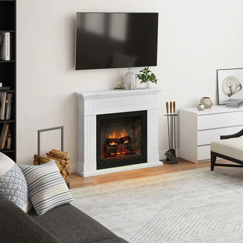 Каминокомплект TAGU LARSEN PowerFlame 2 белый