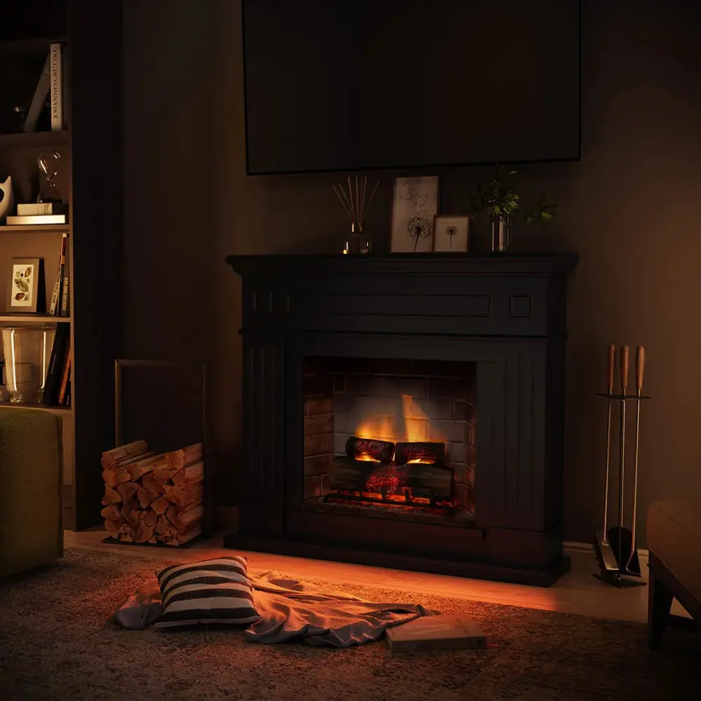 Каминокомплект TAGU LARSEN PowerFlame 2 черный