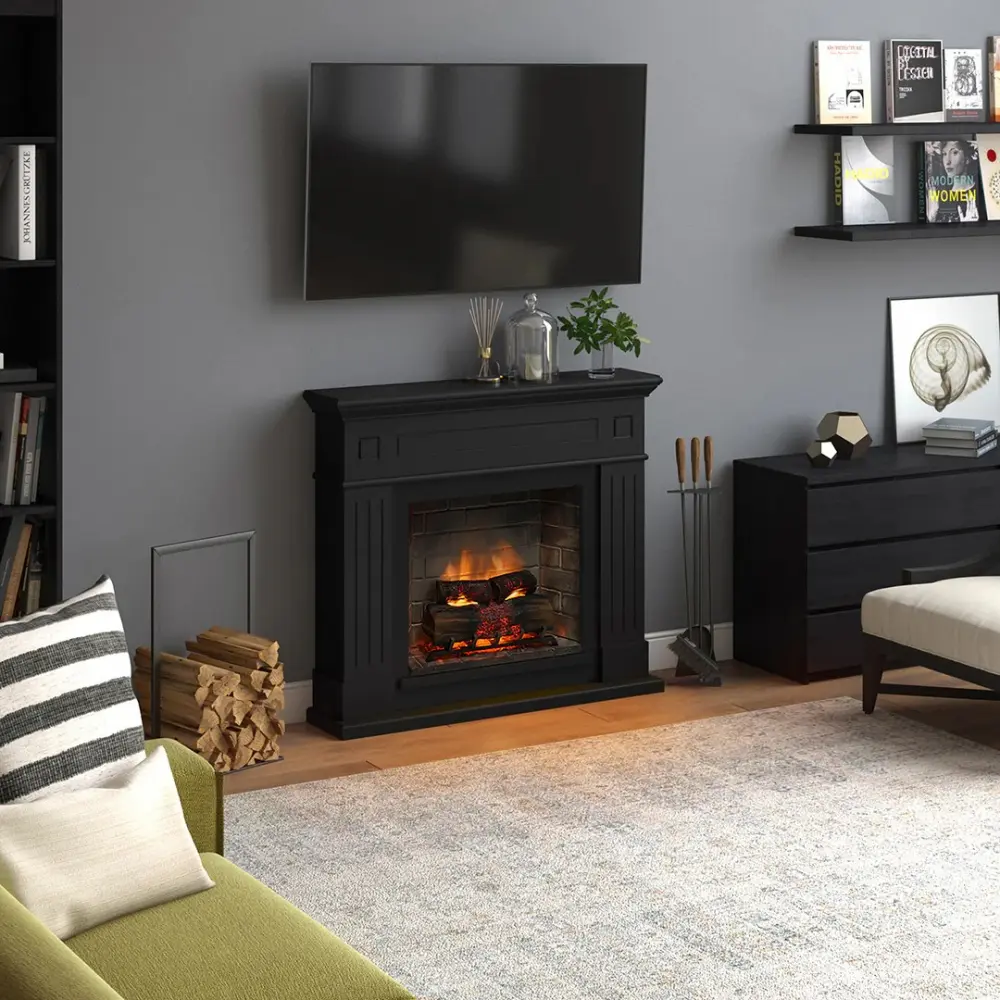 Каминокомплект TAGU LARSEN PowerFlame 2 черный