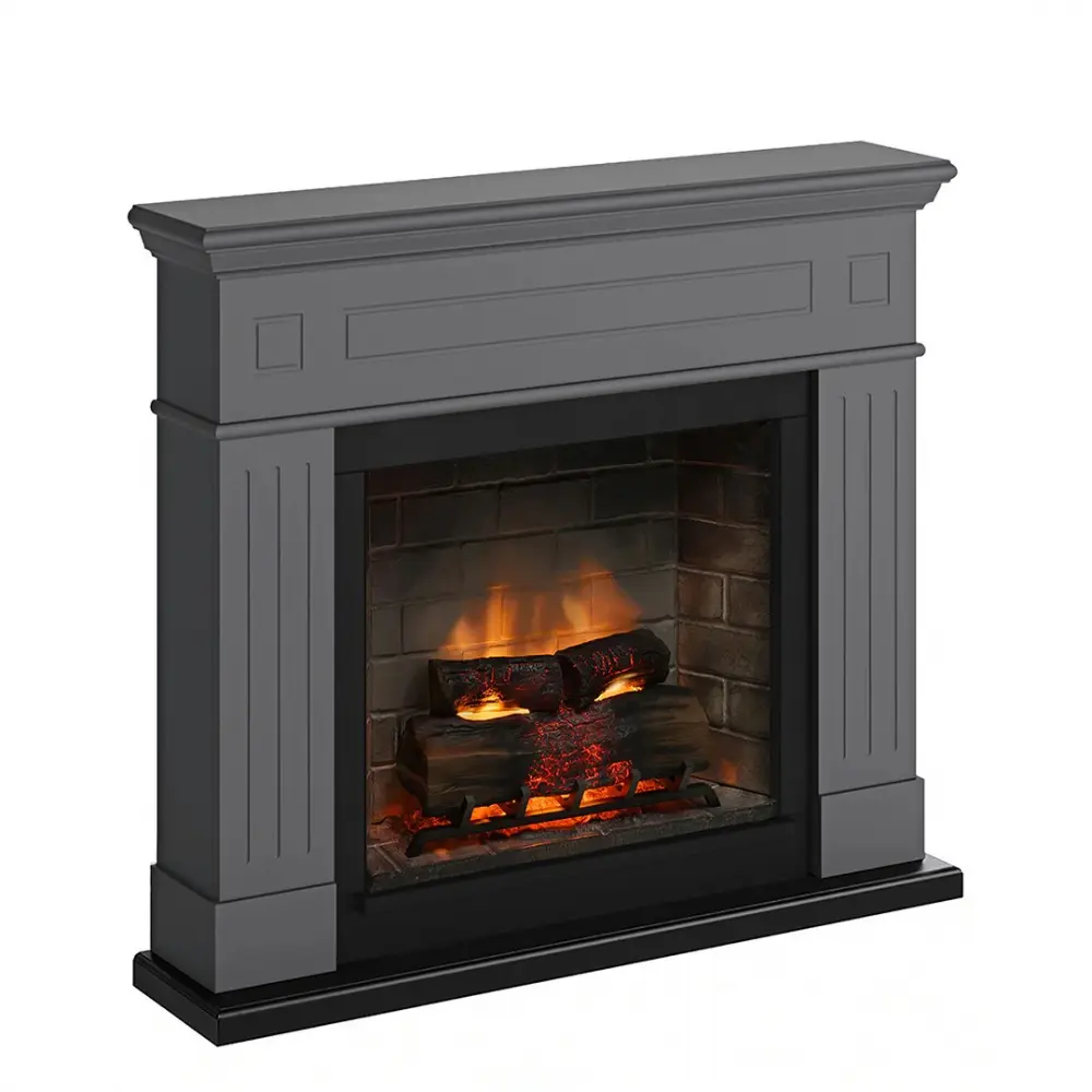 Каминокомплект TAGU LARSEN PowerFlame 2 серый