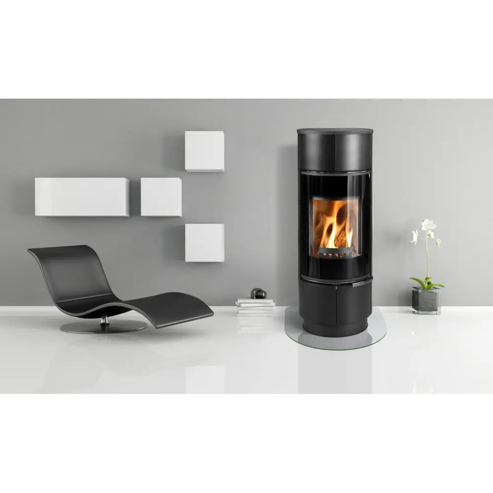 Отопительная печь Thorma ATIKA Ceramic Plus чорный глянцевый