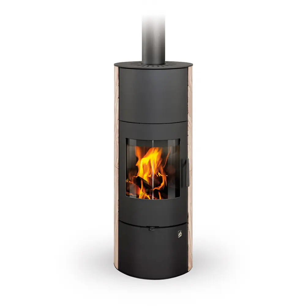 Каминная печь Romotop EVORA 04 AKUM песчаник под аккумуляцию