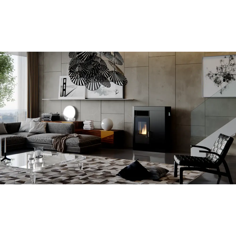 Пеллетная печь Defro Home SlimPell белая