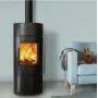 Камінна піч Color Stove Si_7 L BLACK STEEL