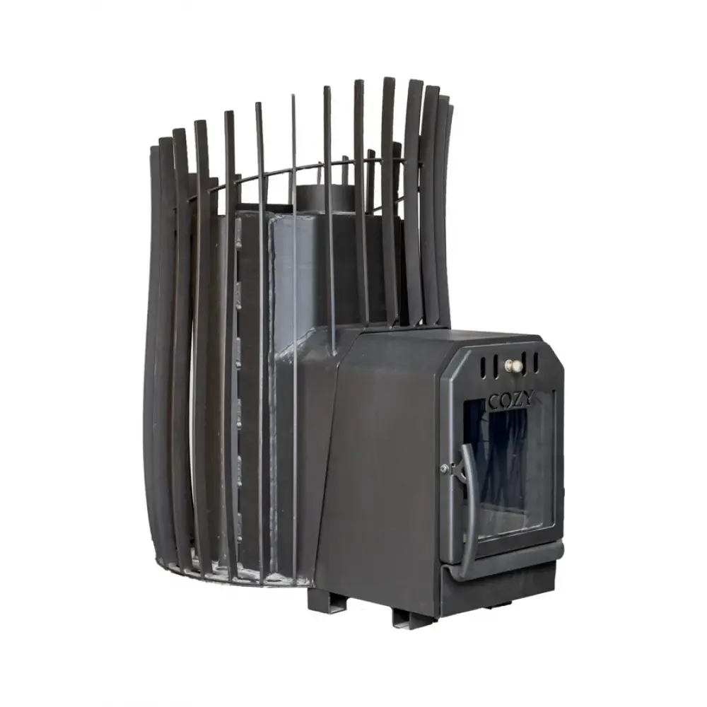 Дровяная печь для бани и сауны COZY 18 SW-TW выносная топка