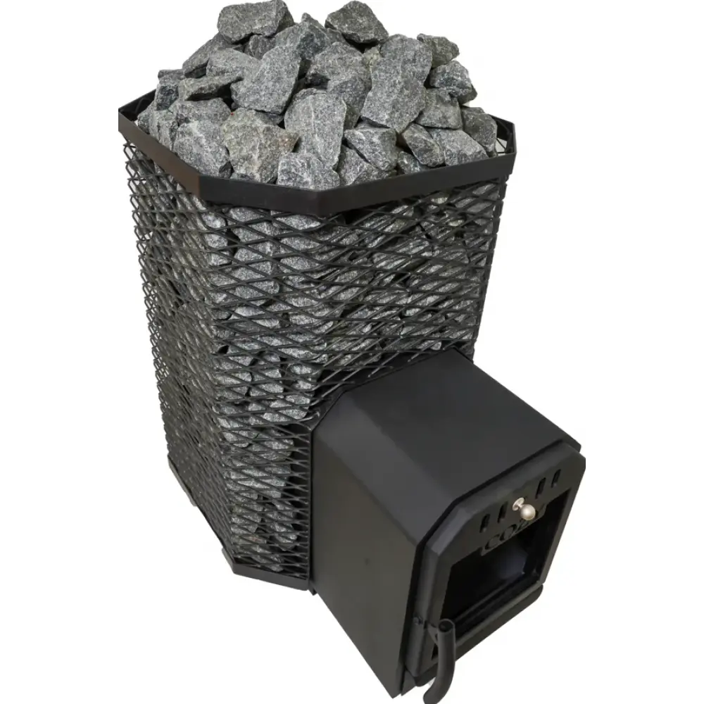 Дровяная печь для бани и сауны COZY 18 TW выносная топка