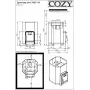 Дровяная печь для бани и сауны COZY 18