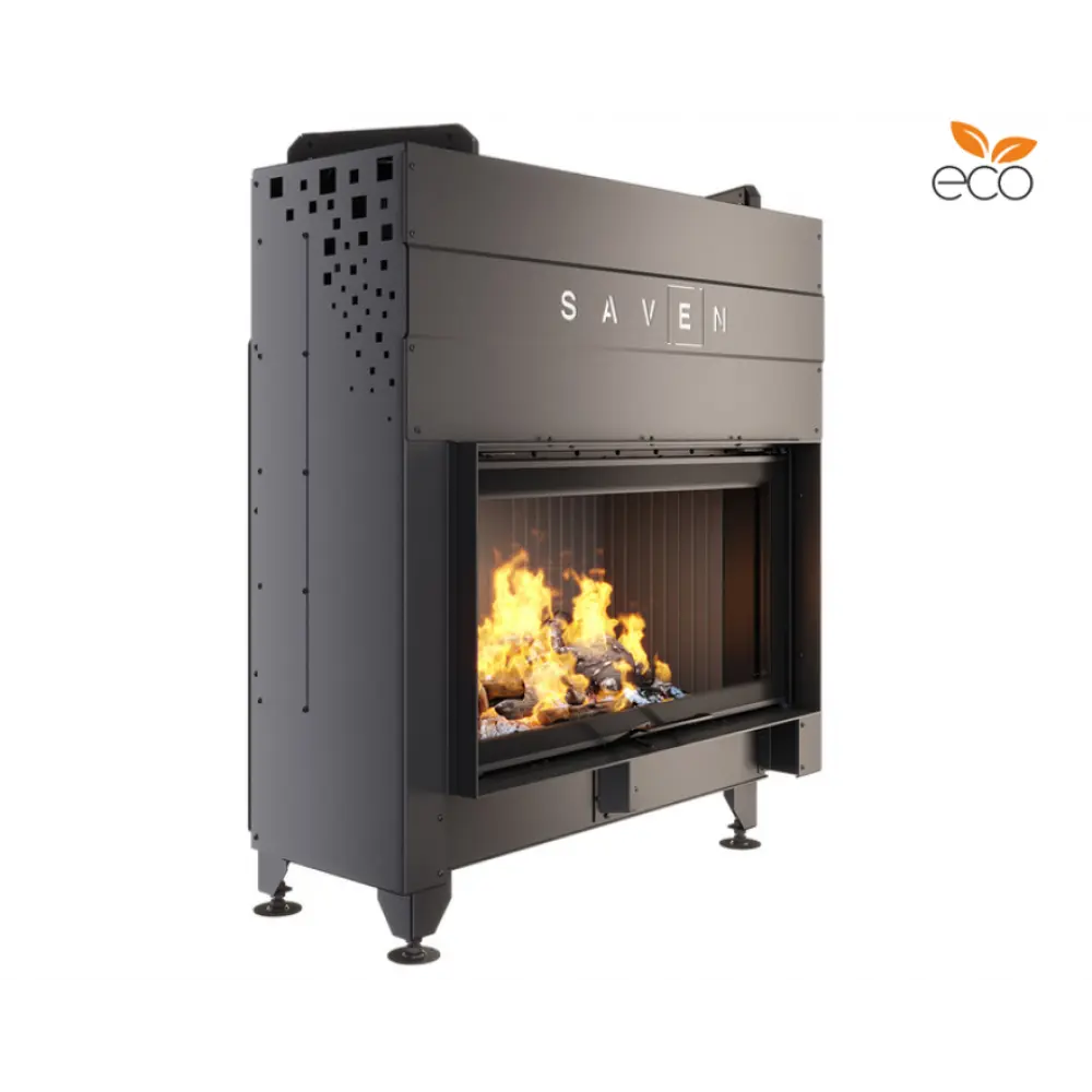 Каминная топка SAVEN Energy Up 90х50 Black (19,0 kW) ECO
