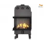 Каминная топка угловая SAVEN Energy 65х50х47L Black (14,5 kW) ECO