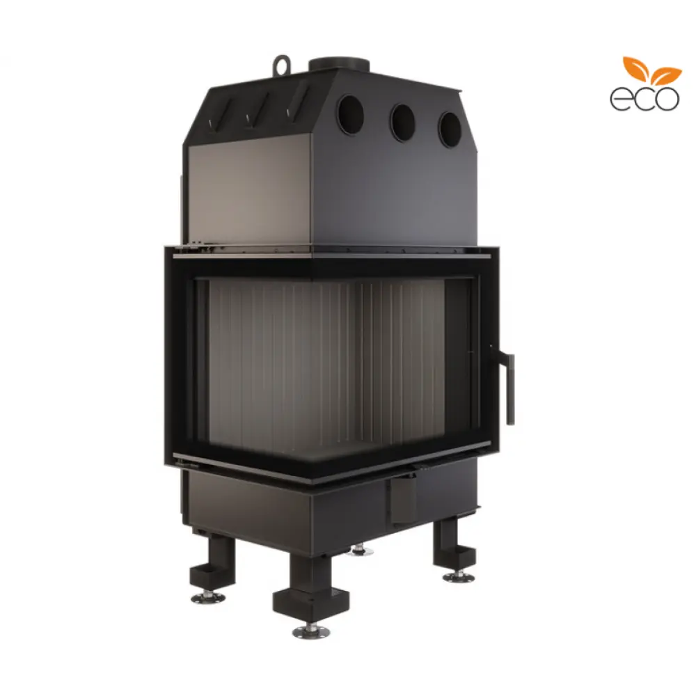 Каминная топка угловая SAVEN Energy 65х50х47L Black (14,5 kW) ECO