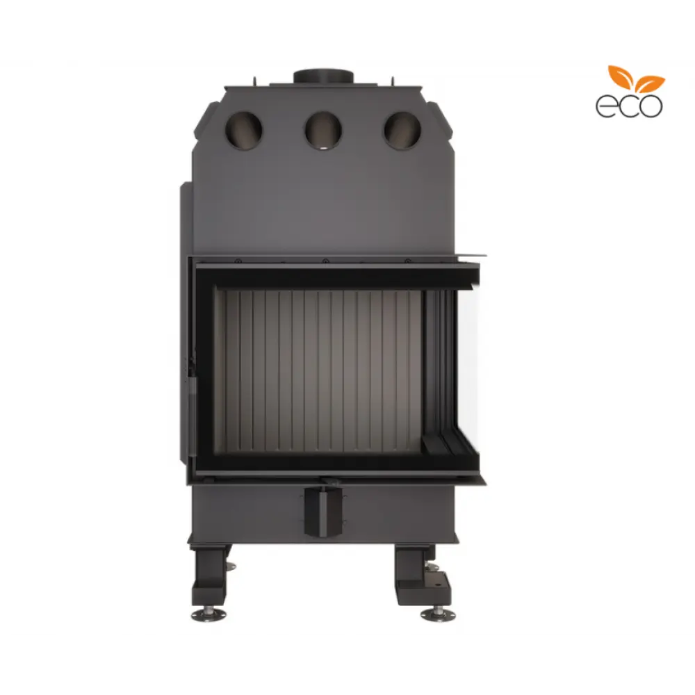 Каминная топка угловая SAVEN Energy 65х50х47R Black (14,5 kW) ECO