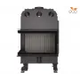 Каминная топка угловая SAVEN Energy 75х50х47L Black (15,1 kW) ECO
