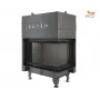 Каминная топка угловая SAVEN Energy Up 75х50х47R Black (15,1 kW) ECO
