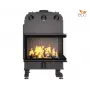 Каминная топка угловая SAVEN Energy 75х50х47R Black (15,1 kW) ECO